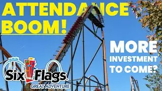 ЗНАЧИТЕЛЬНЫЙ бум посещаемости в Six Flags Great Adventure... Грядут хорошие события?!