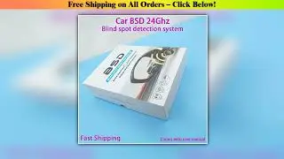 Automobile BSD Blind Area Monitoring Lane change Auxiliary System 24GHz Microwave Radar Assist