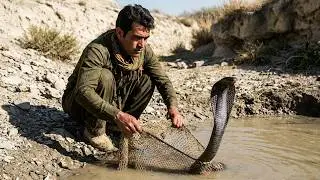 Rural life: A routine net inspection turns into a cobra face-off