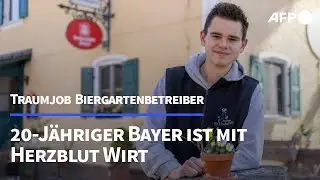 Traumjob Biergarten: 20-J&auml;hriger Bayer ist mit Herzblut Wirt | AFP