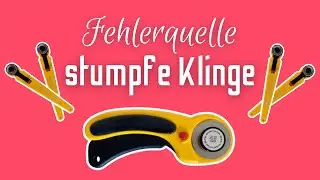 Rollst du schon? | Klinge wechseln beim Rollschneider | Auch für Linkshänder!