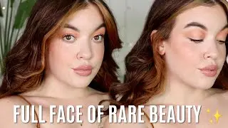 FULL FACE OF RARE BEAUTY MAKEUP!