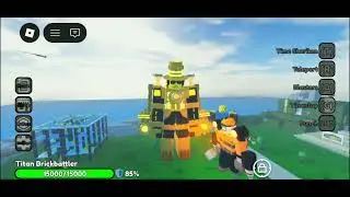 My first Titan Brickbattler gameplay [The Noob Experiment Battlefront] (Boss rush wave 9-15)