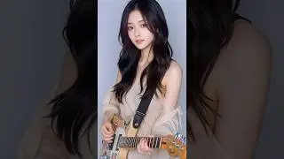When She Picks Up The Guitar... #guitar #aiartmodellookbook #aimodel