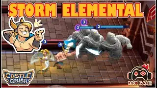 Castle Crush  🏰 Storm Elemental Strategy   😱 😱 GamePlay 🔥  - LVL 10 - Castle 9