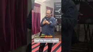 Excel Vbs Bhopal chapter#2025#My compass# teacher&rsquo;s training #excelvbs