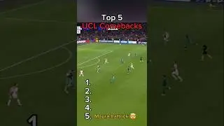 Best UCL Comebacks 😍  #football #shorts