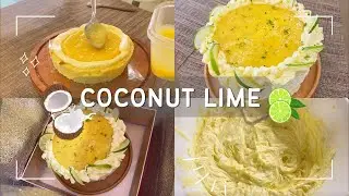 ✨🥥  coconut lime cake 🍋🥥