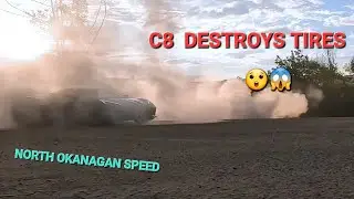 C8 CORVETTE DESTROYS TIRES- New Vivid Racing Forged Wheels Installed