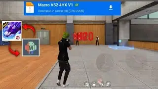 AIM2X + NO RECOIL + 1000% HEADSHOT RATE 🌐 MACRODROID SENSI MACRO 🔥