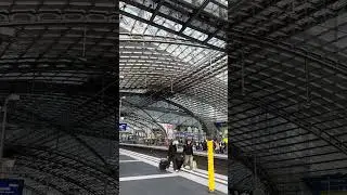 The famous train station in Berlin, Germany #travel #fypyoutube #shortvideos #berlintrains #shorts