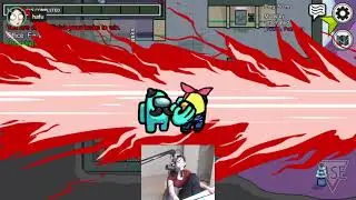 Toast kills Hafu hilariously and laughs in proximity chat | Among Us