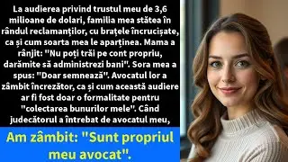 La audierea privind trustul meu de 3,6 milioane de dolari,familia mea stătea în rândul reclamanților