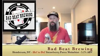 Bad Beat Brewing Hef to Def Beer Review #2 - Tesla Self Drive Test - Off Road - Nevada - No Mask