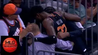 Deandre Ayton gets injured (left ankle sprain) & leaves the game | Suns vs Grizzlies