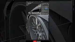 Modeling a Supercar Rim in Blender (Aryan) #shorts #blender #tutorial