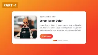 Animated Slider Blog Card using HTML & CSS | Coding Nepal