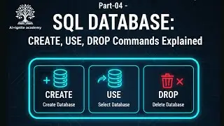 Part-04- SQL DATABASE: CREATE, USE, DROP Commands Explained | AI+Ignite Academy