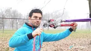 THE INFINITY - PART I - USER INSTRUCTIONS of a revolutionary Slackline Tensioning Device