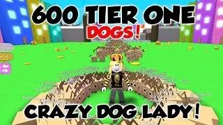[600 DOGS!] CRAZY DOG LADY!! - Roblox Pet Simulator