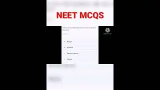 GUESS THE ANSWER /NEET PRACTICE QUESTIONS / #neet #neetmcqs #neetmotivation #neet2021 #neet2022