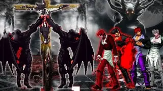 [Mugen KOF] EPIC FIGHT Satanic Choi Vs Dark Boss Iori Yagamil Team