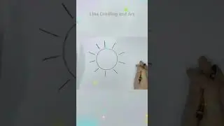 How to draw Sun and clouds