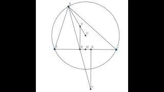 Matematik Olimpiyatları, Geometri: İlginç Bir Çember ve İki Farklı Çözüm