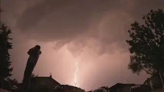 5 ans d'orage accumuler . ( Original et ralenti )