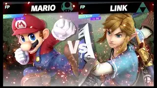 Super Smash Bros Ultimate Amiibo Fights – Request #17839 Mario vs Link