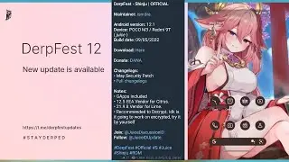 Preview Tampilan Custom Rom Derpfest Android 12.1 | Redmi 9T/Poco M3 (Juice)