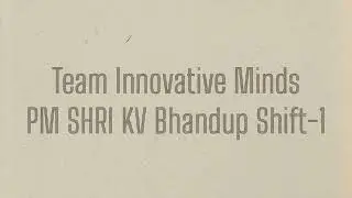 VBB 2025 | Team Innovative Minds | SuryaCool- Smart Solar Cooling System | PM SHRI KV Bhandup