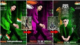 Independence Day Photo Editing Snapseed || 15 August Photo Editing Kaise Kare Full Tutorial ||