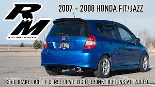 HONDA FIT/JAZZ 2007-2008: Видео по установке освещения Road Manners #hondajazz #HondaFit #carmods...