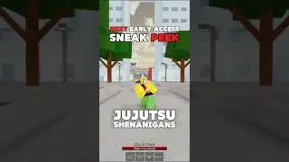 NEW EA SNEAK PEEK IN JUJUTSU SHENANIGANS #earlyaccess #jjs  #jujutsushenanigans #roblox
