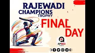 EMBERS DUBAI PRESENTS RAJEWADI CHAMPIONS TROPHY 2026 | FINAL DAY