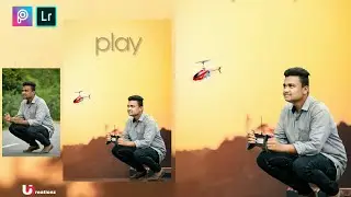 Ucreationz - Flying Drone Photo editing tutorial | Picsart 2018