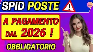 ⚠️SPID Poste ID Cambia tutto! dal 2026 Per entrare nel Pubblico Devi Pagare!