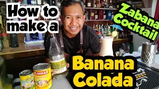 How to make a BANANA COLADA | BANANA COLADA COCKTAIL | Alak Tutorials | Pinoy Bartender
