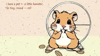 🐹🌽 Little Hamster Song | Cute Pet Poem for Kids 🌽🐹 #hamster #forkids #pet