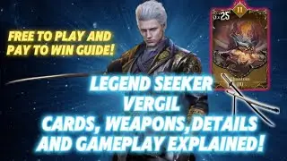 Devil May Cry Peak of Combat Legend Seeker Vergil cards weapons details and gameplay explained!