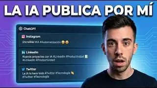 ChatGPT CREATES my social media POSTS (in 5 minutes)