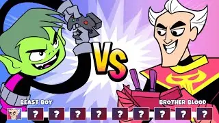 Teen Titans Go Jump Jousts 2 Beast Boy vs Brother Blood Who’s Better Fighter | Cartoon Network Games