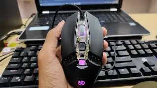 HP Gaming Mouse M270 With RGB Light Unboxing Under 700🥰🥰