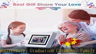 Skyzoo Frame: 10.1'' WiFi Digital Picture Frame, 1280x800 IPS Touch Screen Smart Digital Photo Fram