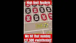 We got PAID Playing some High limit Roullete #vegas #slot #casinolife #roulette
