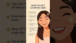 How to get glowing skin 💖💕 #glowup #skincaretips #beautytips #glowingskin  #aesthetic #shorts #howto