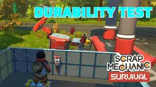 Scrap Mechanic Survival - Block Durability Testing