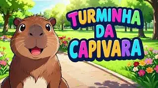 CHOVE CHUVA NO TELHADO - Música Infantil - TURMINHA DA CAPIVARA - #Kids #capivara