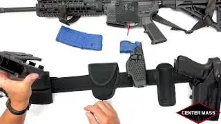 The Patrol Rifle&reg; Holster is compatible with the Patrol Rifle&reg; Integrated Magazine Pouch.